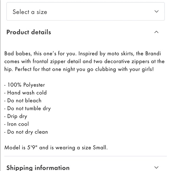 NWT Trendy Faux Leather Mini Skirt - Picture 6 of 8